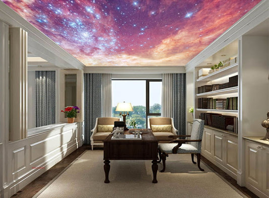 Avikalp MWZ3306 Galaxy Stars Sun Thunders HD Wallpaper for Ceiling