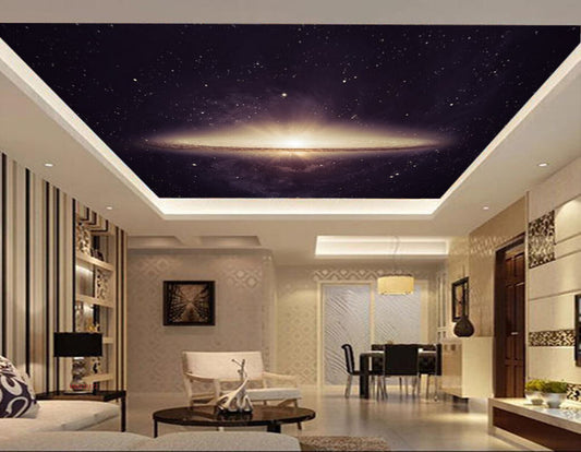 Avikalp MWZ3317 Eclipse Stars Space HD Wallpaper for Ceiling