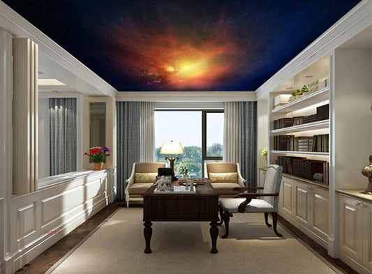 Avikalp MWZ3318 Sun Sky Stars HD Wallpaper for Ceiling