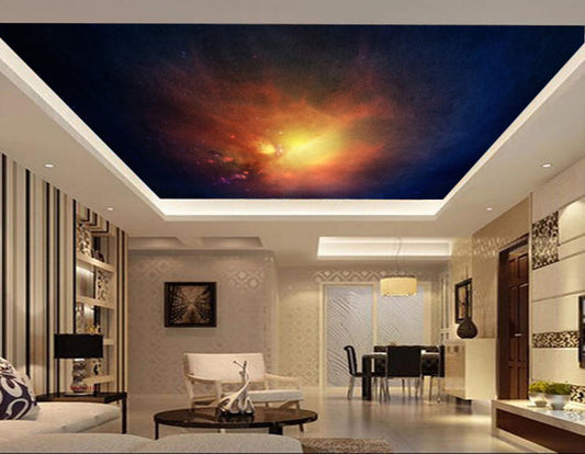 Avikalp MWZ3318 Sun Sky Stars HD Wallpaper for Ceiling