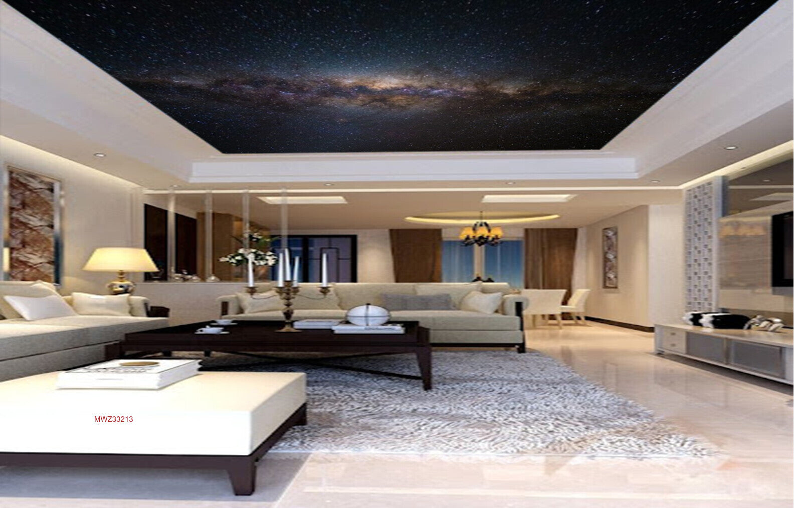 Avikalp MWZ3321 Galaxy Stars Sky HD Wallpaper for Ceiling