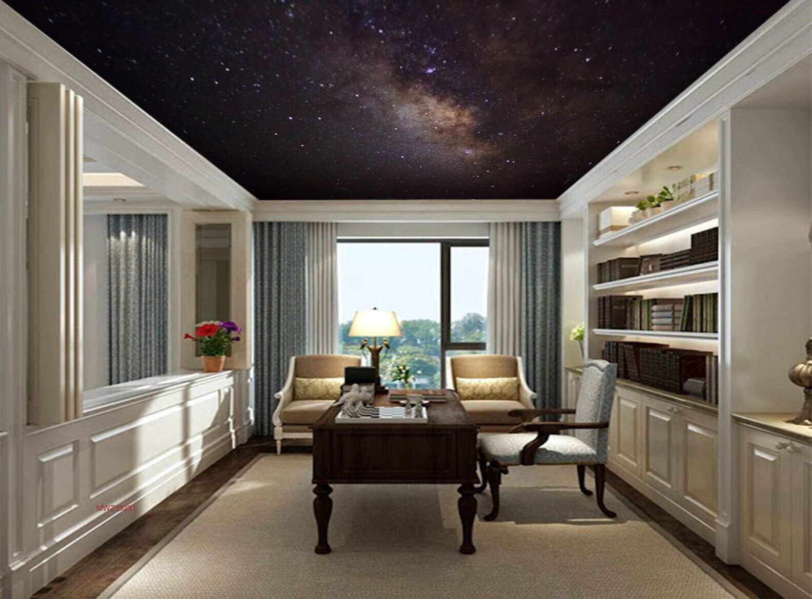 Avikalp MWZ3323 Space Stars Galaxy HD Wallpaper for Ceiling