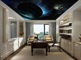 Avikalp MWZ3342 Globe Moon Stars Planets HD Wallpaper for Ceiling