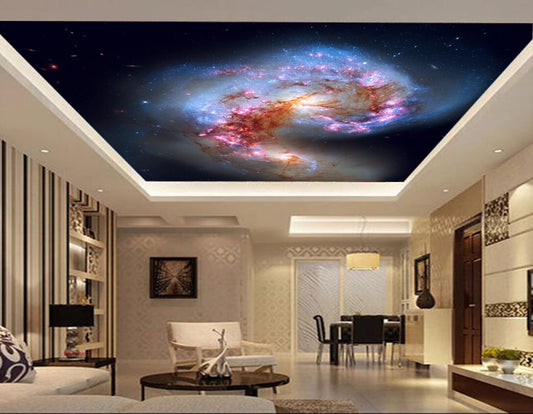 Avikalp MWZ3346 Clouds Sky Stars Moon HD Wallpaper for Ceiling