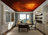 Avikalp MWZ3347 Stars Orange Red Galaxy HD Wallpaper for Ceiling