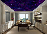 Avikalp MWZ3349 Purple Blue Stars Sky HD Wallpaper for Ceiling