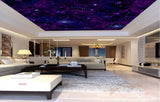 Avikalp MWZ3349 Purple Blue Stars Sky HD Wallpaper for Ceiling