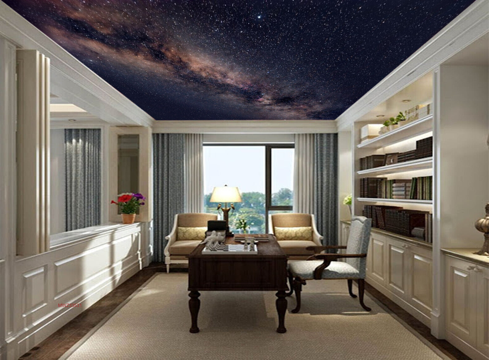 Avikalp MWZ3353 Galaxy Stars HD Wallpaper for Ceiling