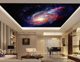 Avikalp MWZ3354 Black Galaxy Sun HD Wallpaper for Ceiling