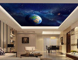 Avikalp MWZ3356 Global Earth Solar System Stars HD Wallpaper for Ceiling