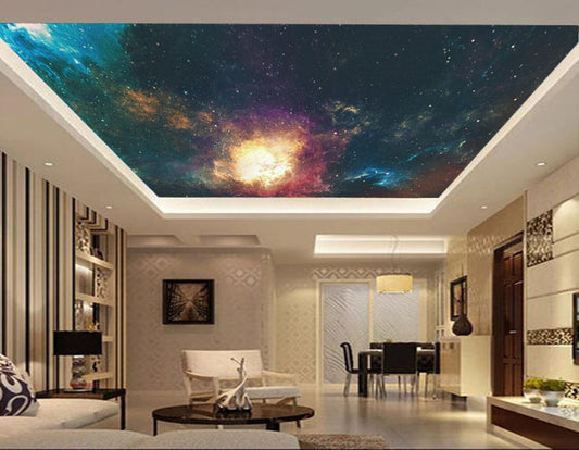 Avikalp MWZ3363 Galaxy Stars Solar System HD Wallpaper for Ceiling