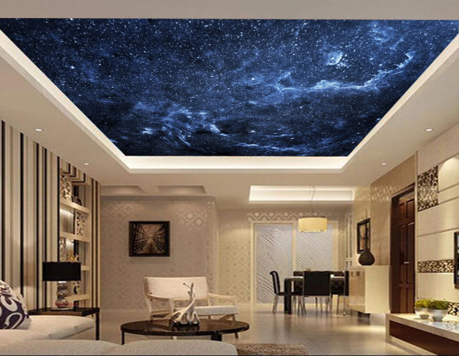 Avikalp MWZ3374 Sky Stars Galaxy HD Wallpaper for Ceiling
