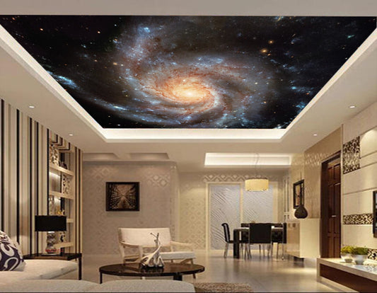 Avikalp MWZ3375 Sun Stars Sky HD Wallpaper for Ceiling