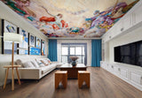 Avikalp MWZ3398 People Clouds Kids HD Wallpaper for Ceiling