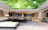 Avikalp MWZ3415 Trees Branches Green Leaves HD Wallpaper for Ceiling