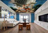 Avikalp MWZ3416 Trees Monuments People Kids HD Wallpaper for Ceiling