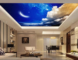 Avikalp MWZ3420 Moon Stars Clouds Sky HD Wallpaper for Ceiling