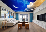 Avikalp MWZ3420 Moon Stars Clouds Sky HD Wallpaper for Ceiling