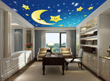 Avikalp MWZ3427 Moon Stars Sky HD Wallpaper for Ceiling