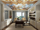 Avikalp MWZ3447 Clouds People Architects HD Wallpaper for Ceiling