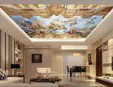 Avikalp MWZ3447 Clouds People Architects HD Wallpaper for Ceiling