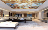 Avikalp MWZ3447 Clouds People Architects HD Wallpaper for Ceiling