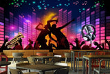 Avikalp MWZ3479 Singers Music Mic Instruments HD Wallpaper for Disco Club Karaoke