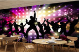 Avikalp MWZ3480 Music Singing Dancing Show Stars HD Wallpaper for Disco Club Karaoke