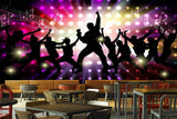 Avikalp MWZ3480 Music Singing Dancing Show Stars HD Wallpaper for Disco Club Karaoke