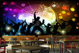 Avikalp MWZ3488 Music Dancing Singing Bubbles HD Wallpaper for Disco Club Karaoke