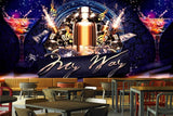 Avikalp MWZ3494 My Day Music Instruments Drinks Wine HD Wallpaper for Disco Club Karaoke