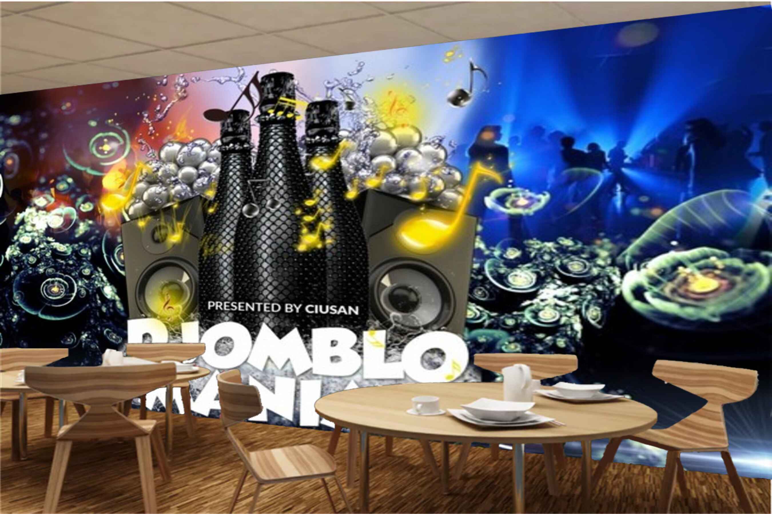 Avikalp MWZ3501 Djomblo Music Instruments Dj HD Wallpaper for Disco Club Karaoke