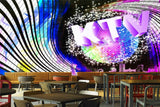 Avikalp MWZ3512 KTV Music Lights HD Wallpaper for Disco Club Karaoke