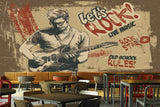 Avikalp MWZ3522 Rock Music Live School Guitar Playing Boy HD Wallpaper for Disco Club Karaoke