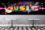 Avikalp MWZ3524 Music Love Guitar Instruments HD Wallpaper for Disco Club Karaoke
