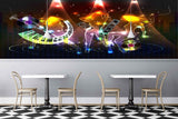 Avikalp MWZ3526 Singing Girls Musical Instruments Signs HD Wallpaper for Disco Club Karaoke