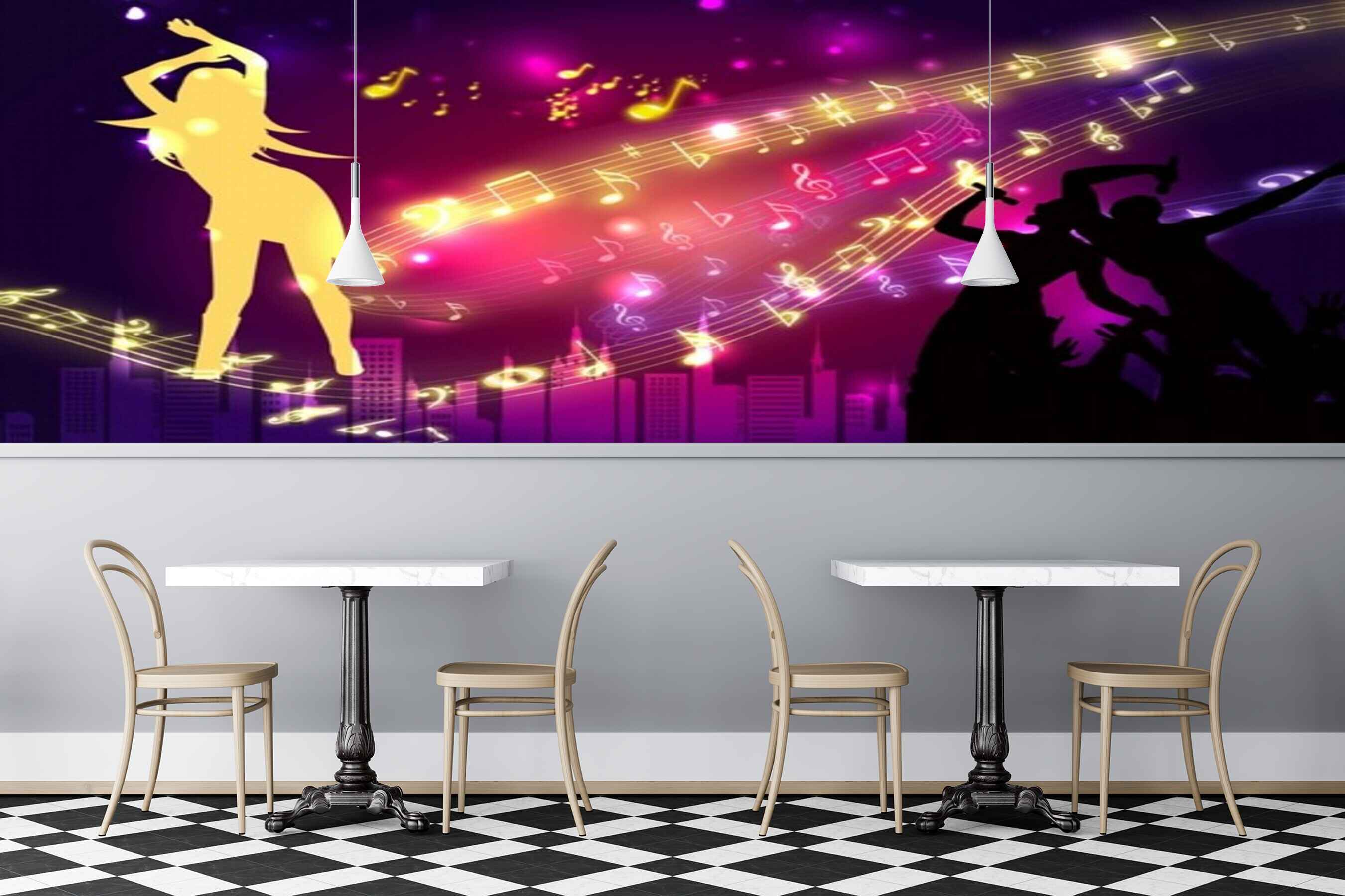 Avikalp MWZ3536 Singing Music Songs Mics HD Wallpaper for Disco Club Karaoke
