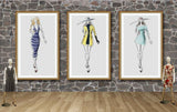 Avikalp MWZ3546 Girls Fashion Designers HD Wallpaper for Fashion Boutique