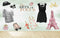 Avikalp MWZ3547 The Arts Of Focus Dresses Eiffel Tower HD Wallpaper for Fashion Boutique