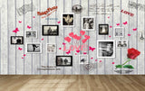 Avikalp MWZ3551 Photo Frames Vintage Love Roses HD Wallpaper for Fashion Boutique
