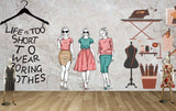 Avikalp MWZ3553 Fashion Clothes Life Products HD Wallpaper for Fashion Boutique