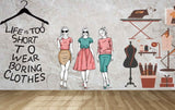 Avikalp MWZ3553 Fashion Clothes Life Products HD Wallpaper for Fashion Boutique
