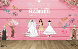 Avikalp MWZ3554 Getting Married Love Kiss HD Wallpaper for Fashion Boutique
