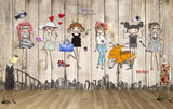 Avikalp MWZ3555 Designing Girls Fashion Scooty HD Wallpaper for Fashion Boutique