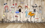 Avikalp MWZ3555 Designing Girls Fashion Scooty HD Wallpaper for Fashion Boutique