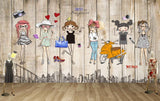 Avikalp MWZ3557 Fashion Girls Clothes Scooty Xoxo HD Wallpaper for Fashion Boutique