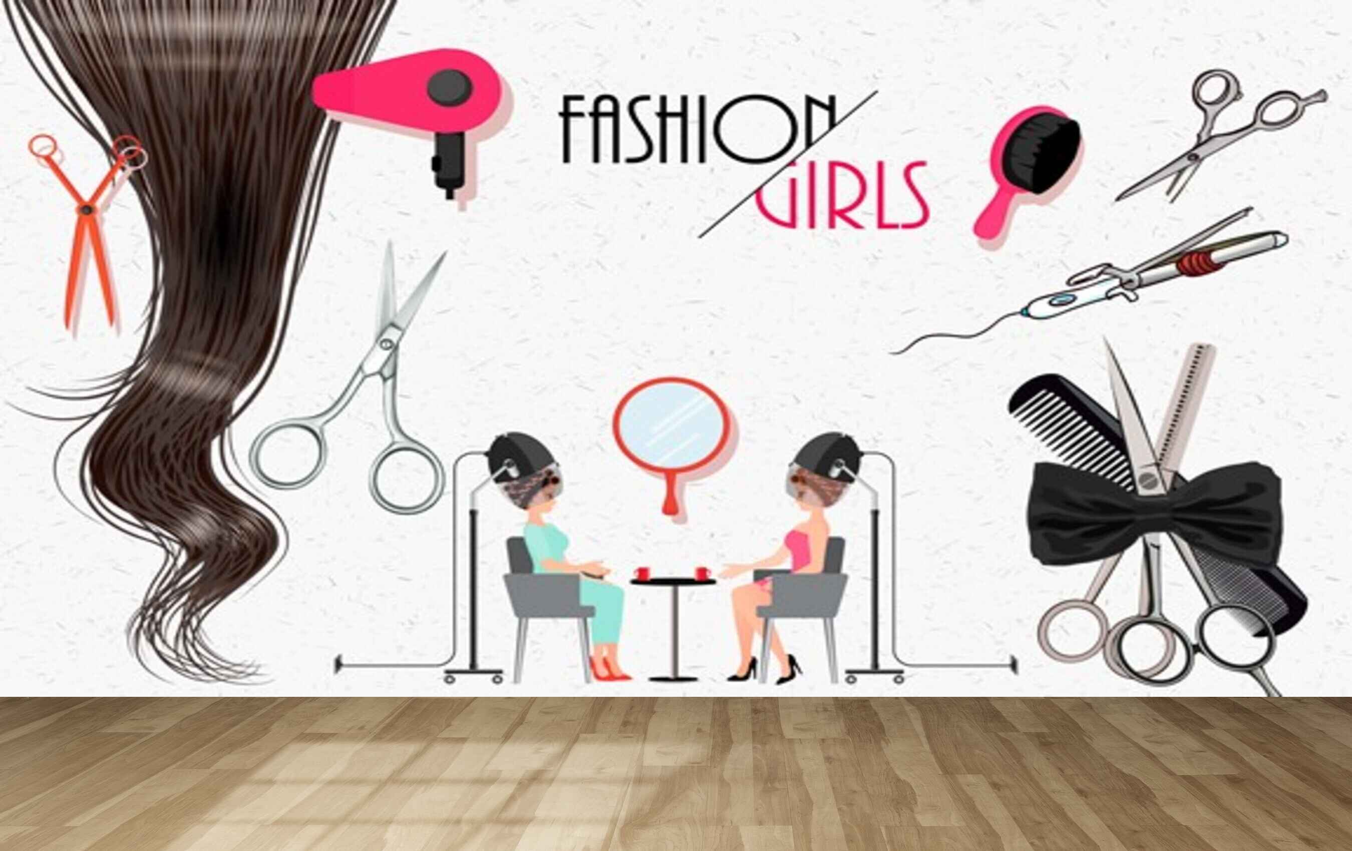 Avikalp MWZ3559 Fashion Girls Hair Dressing Scissors HD Wallpaper for Fashion Boutique