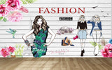 Avikalp MWZ3563 Fashion Girls Womens Day Roses Birds HD Wallpaper for Fashion Boutique