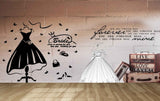 Avikalp MWZ3564 Bride Fashion Clothes Quotes HD Wallpaper for Fashion Boutique