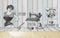 Avikalp MWZ3568 Tailors Clothes Scissors Machine HD Wallpaper for Fashion Boutique